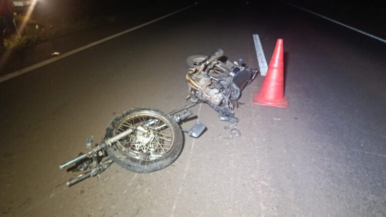 Motociclista morre em colisão na BR-163