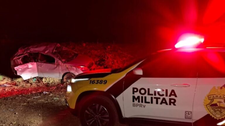 Criança de três anos em estado grave após capotamento