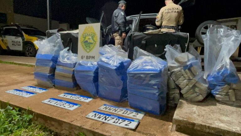 CrossFox apreendido com quase 400 kg de maconha na BR-277