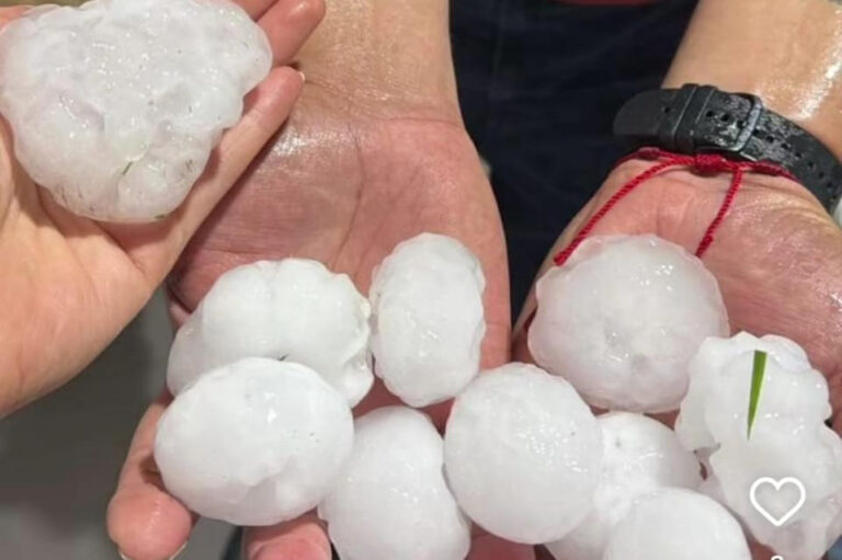 Defesa Civil prepara ajuda a municípios após granizo e ventos fortes