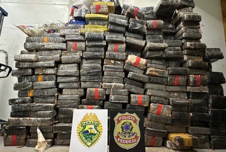 Polícia apreende mais de duas toneladas de maconha em Toledo, PR