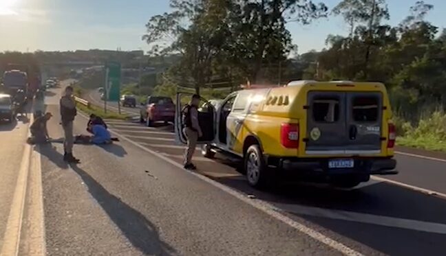 Venezuelano atropelado na BR-277 em Cascavel