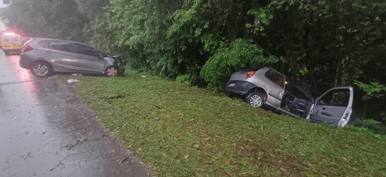 Colisão na BR-373 deixa feridos em Irati