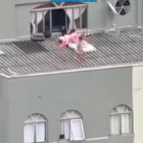 Mãe descobre que filho brincava no telhado de apartamento em Cascavel pela internet