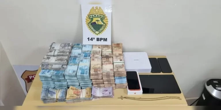 Polícia encontra R$ 1,2 milhão em Foz do Iguaçu