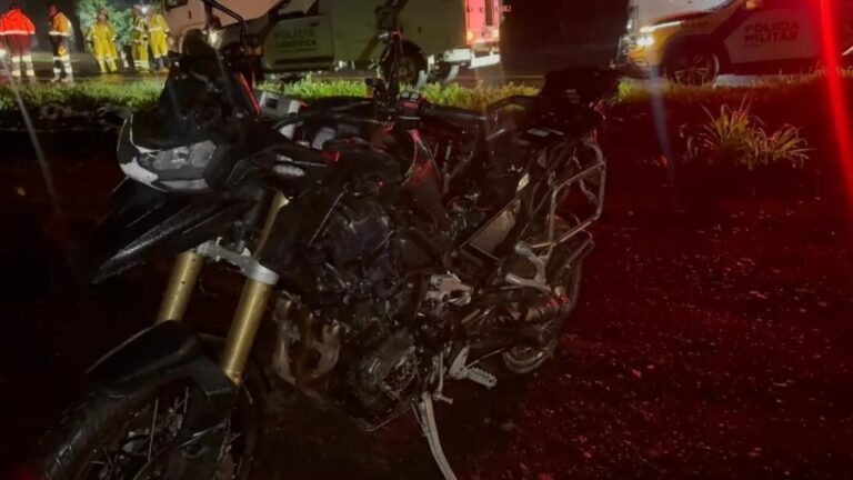 Acidente fatal na PR-483 deixa motociclista morto