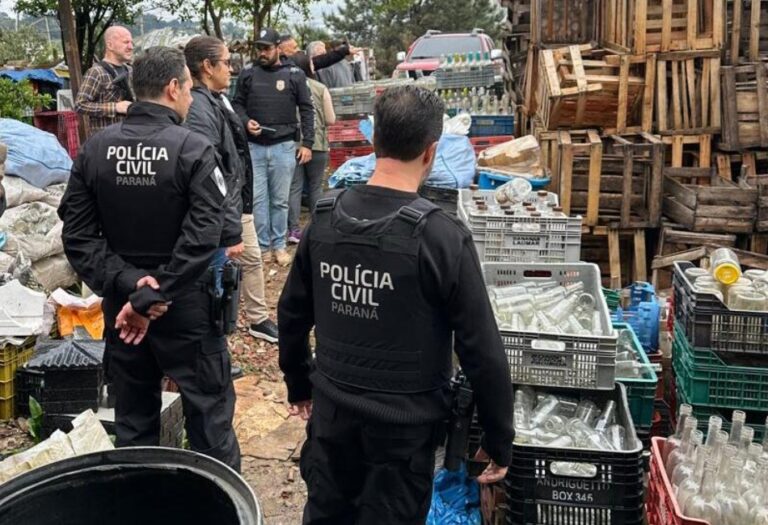 Desmantelamento de esquema irregular de bebidas em Curitiba