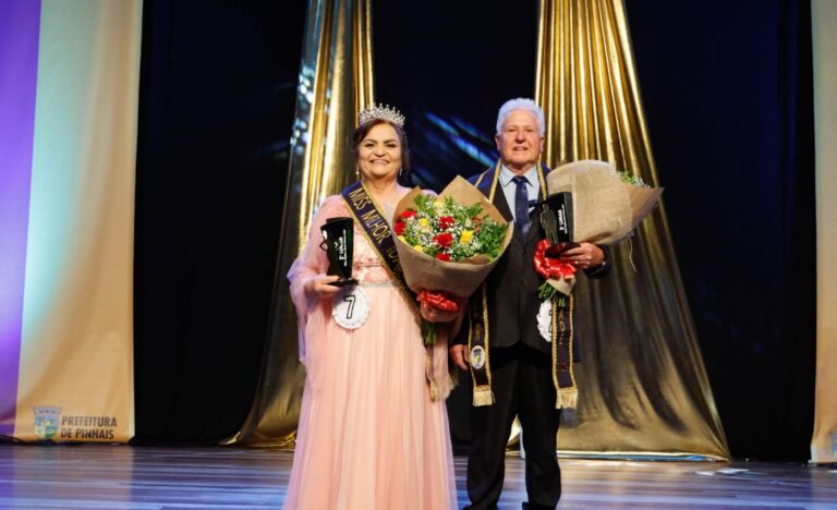 Pinhais celebra Miss e Mister Melhor Idade 2025 em evento de gala