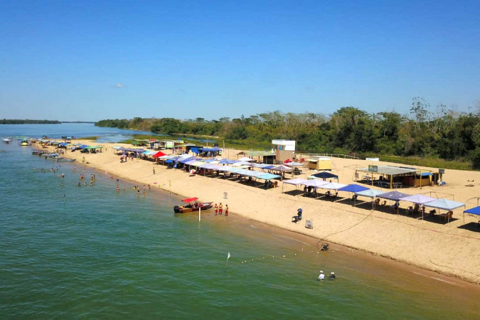 Turismo impulsiona crescimento econômico no noroeste com praias de água doce