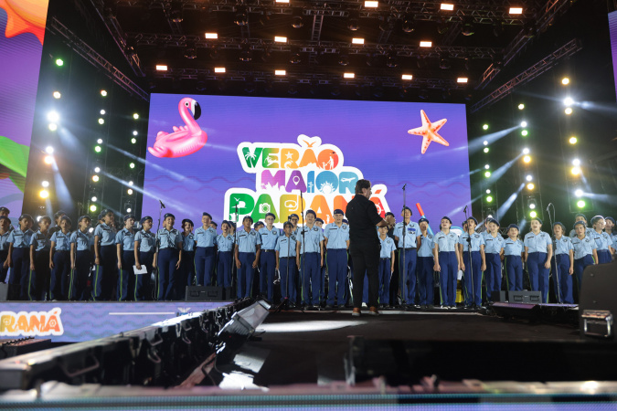 Estudantes do colégio cívico-militar de Piraí do Sul brilham no Verão Maior Paraná