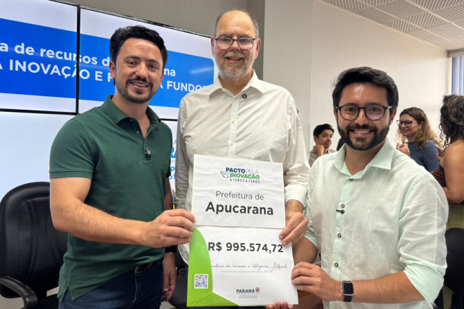 Apucarana recebe investimento de quase 1 milhão para impulso à inovação